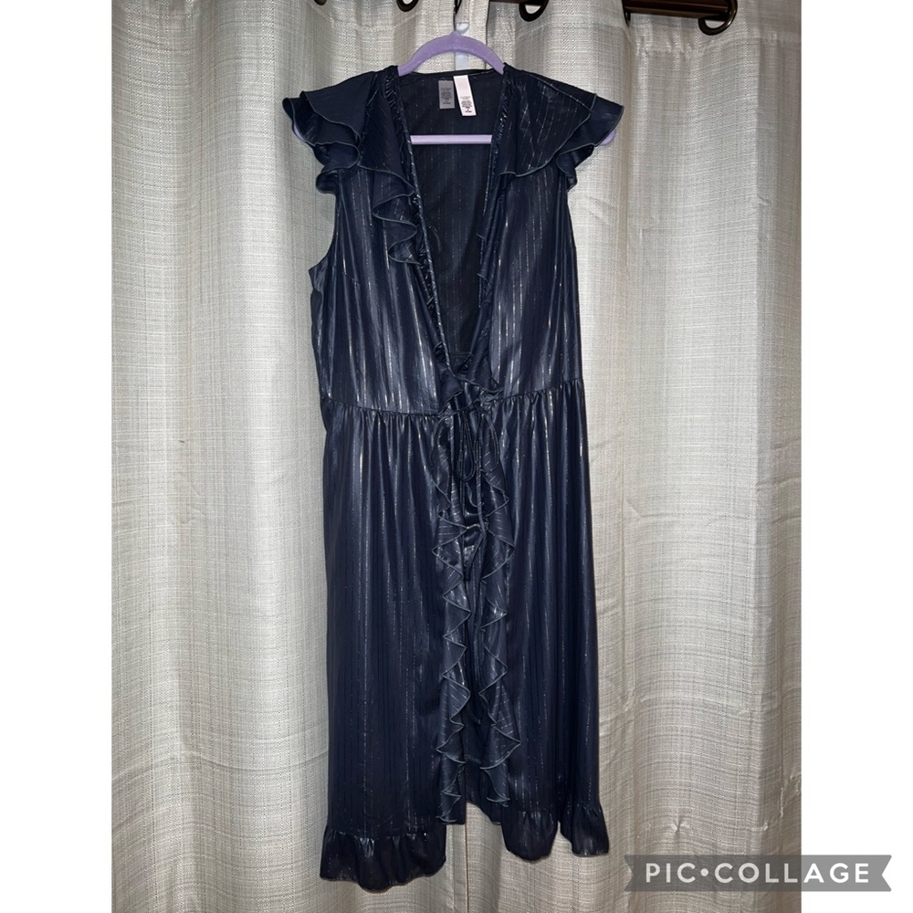 Gorgeous Victorias Secret Gunmetal Grey Teddy and Robe Set BOGO-READ DESCRIPTION